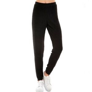 NEW ULTRA FLIRT Juniors' Teddy Jogger Pants In Black Large